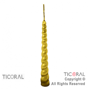 VELA 2317 TORNEADA ORO x 1